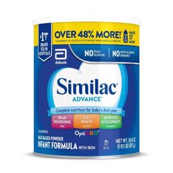 Brand New! Similac Advance Infant Formula Powder