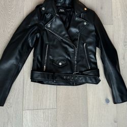Zara Faux Leather Jacket