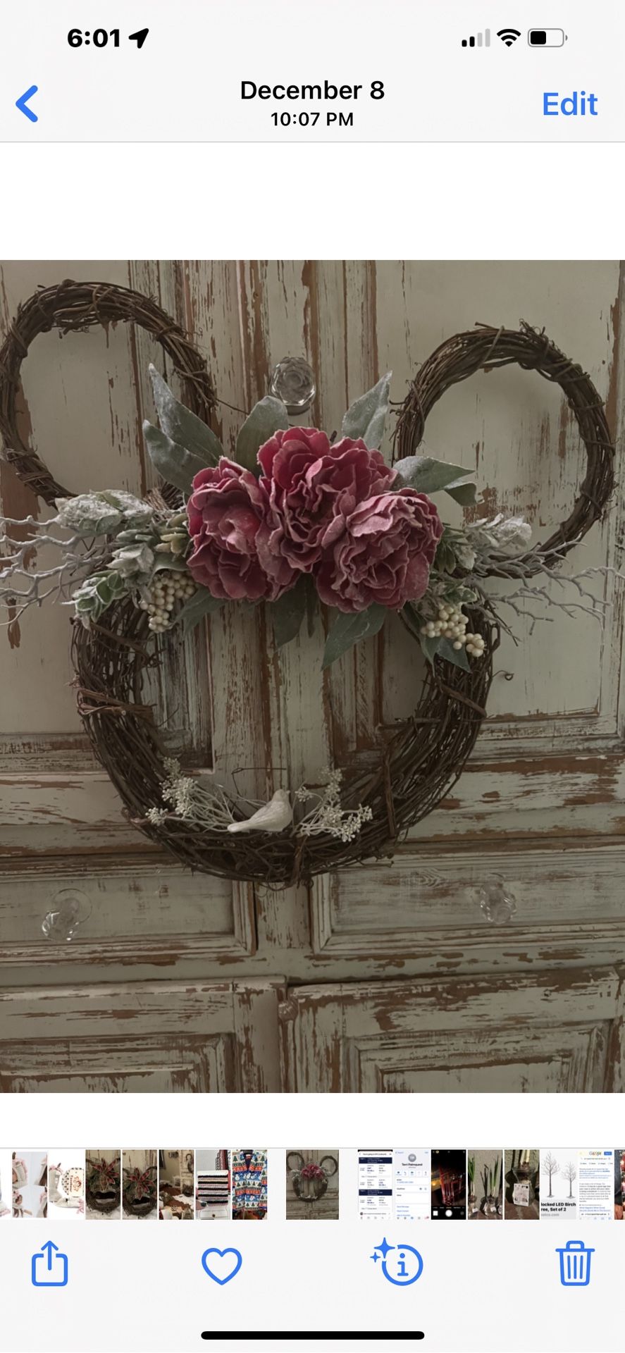 Mickey Ear Wreath