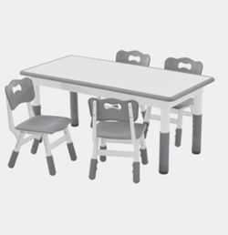 Kids table and chairs set