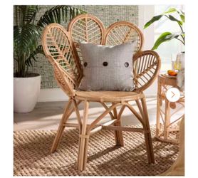 Eliava Natural Rattan Side Chair
