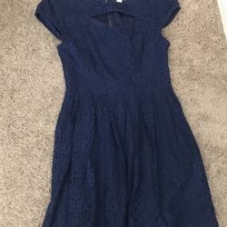 Navy Blue Dress Perfect For Weddings 