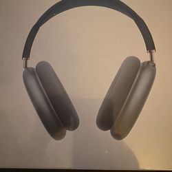 Pods Pro Max Blue Wireless Over-Ear Bluetooth Headset With Smart Case (Not Apple)