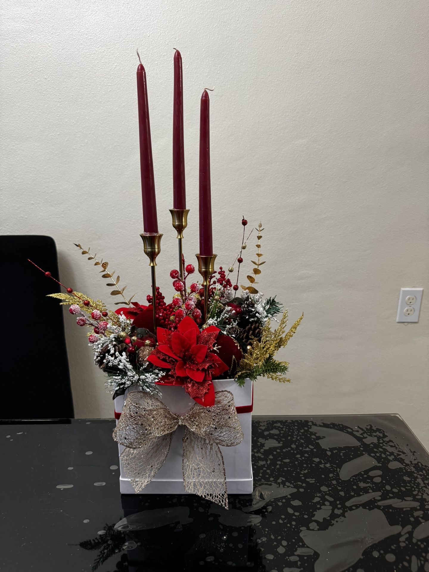 Holiday Candlelight Centerpiece ✨