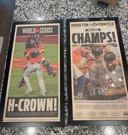 HOUSTON ASTROS ⚾️ CHAMPIONSHIP MEMORABILIA 🪟