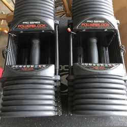 90 Lb Powerblocks - Dumbbells Adjustable 