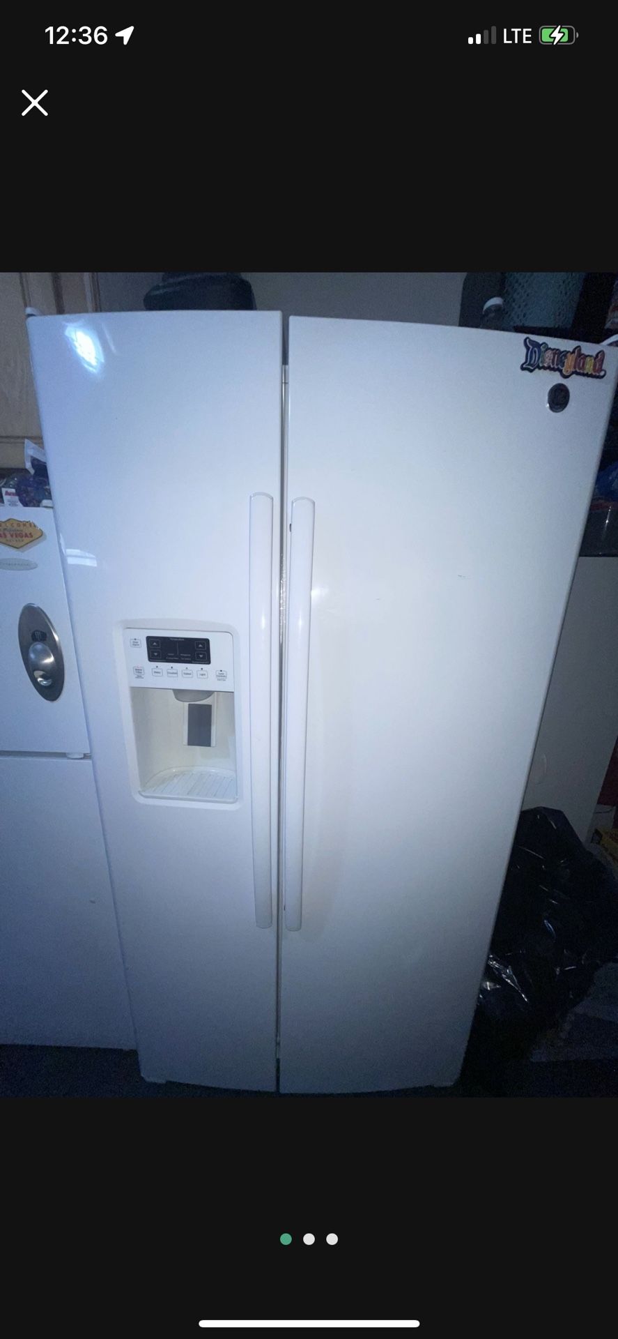 White General Electric Fridge 