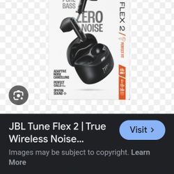 Jbl Flex 2 Wireless Bluetooth Headphones