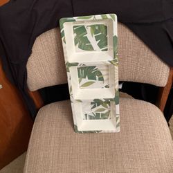 Palm Leaf Vegetable Tray