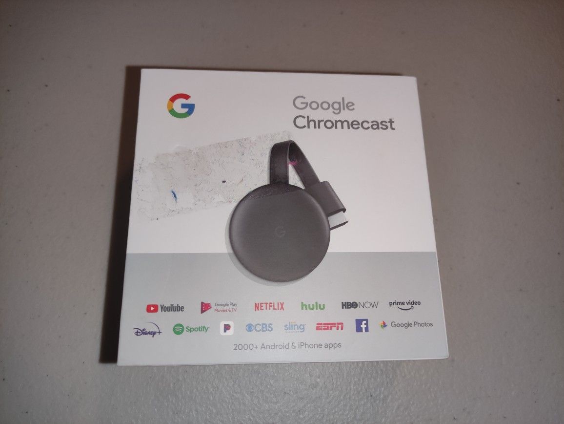 Google Chromecast 3rd Generation Charcoal