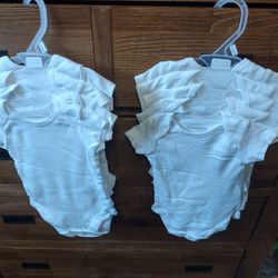 New Set Of 9 Onesies Size 0-3 Months Price Is For All 