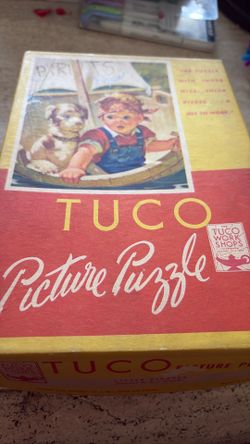 Vintage Tuco Picture Puzzle Boy and His Dog