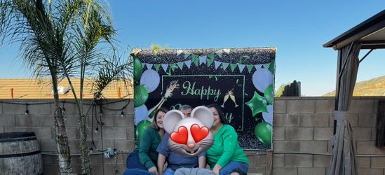 Happy Birthday Banner/backdrop 7’