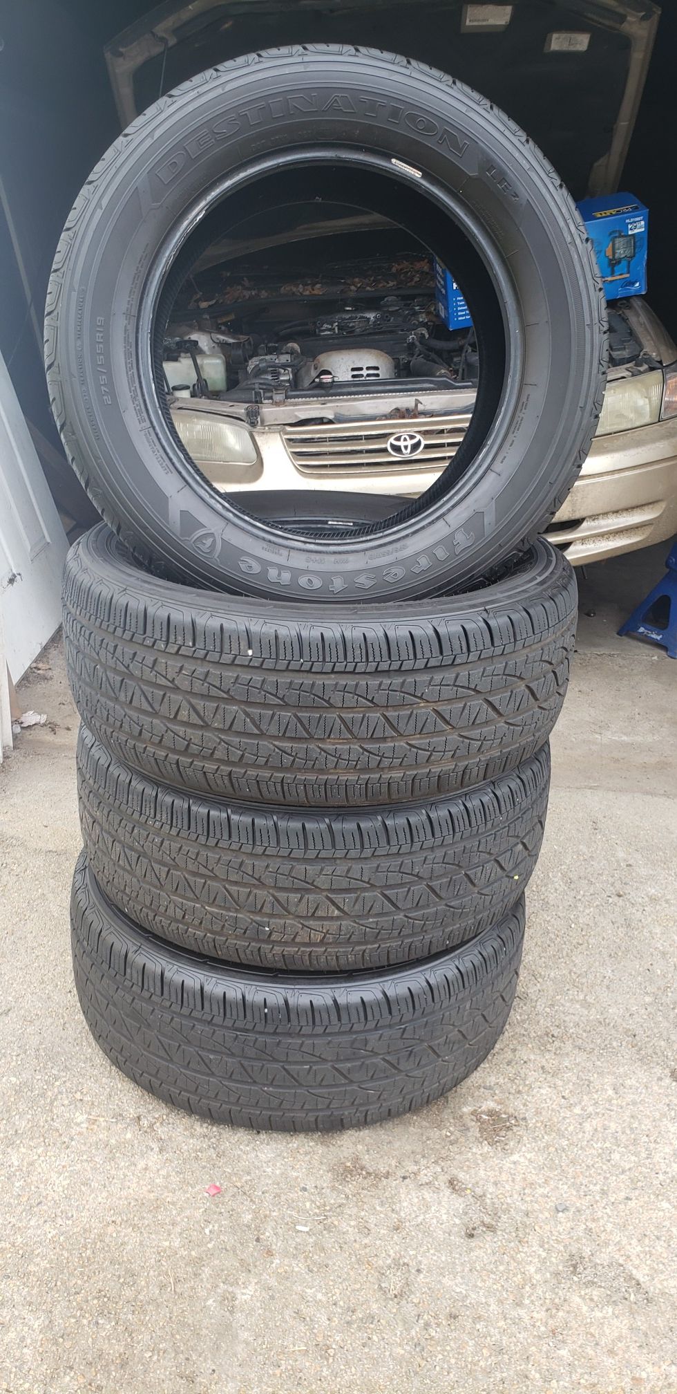 275/55r19 Firestone destination tires