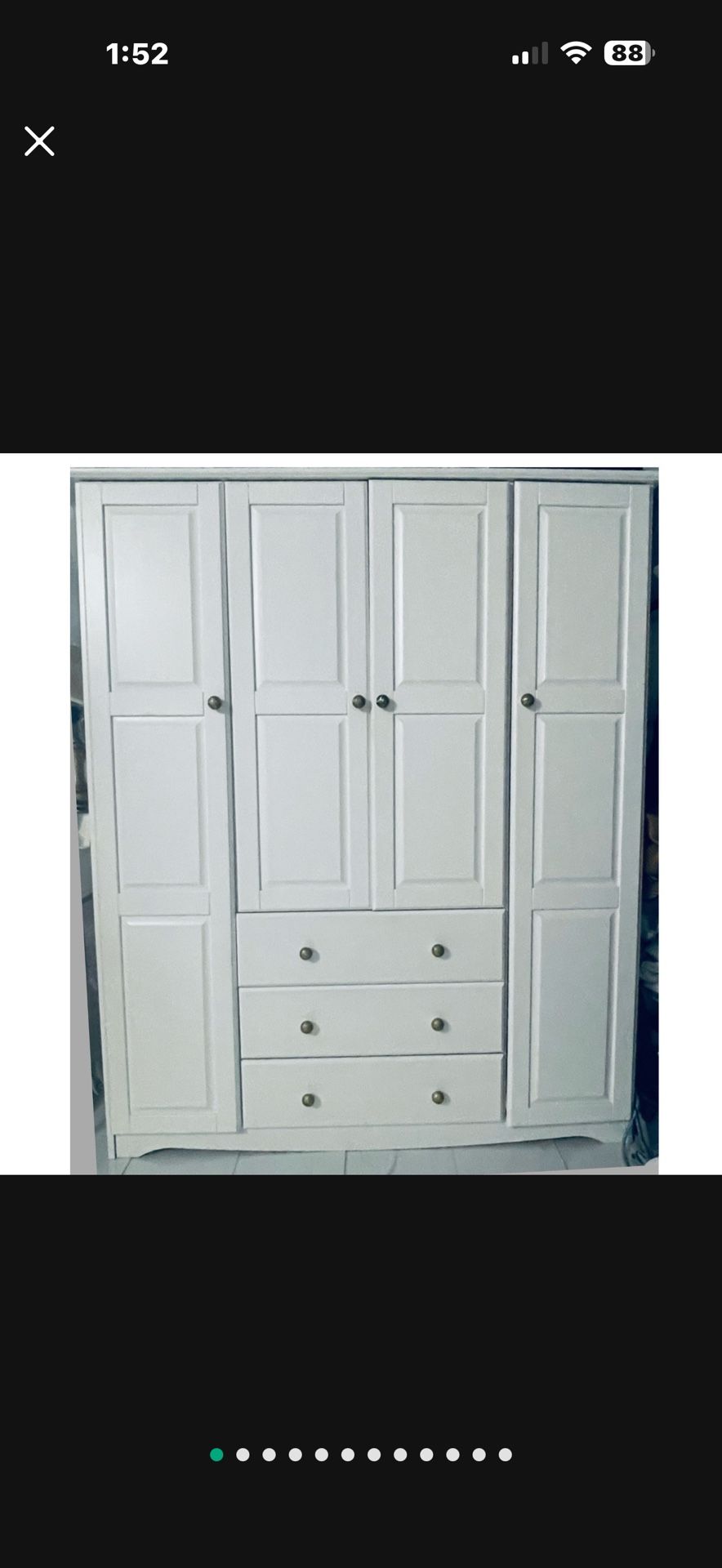 White  WARDROBE With Lots Of Storage Space 