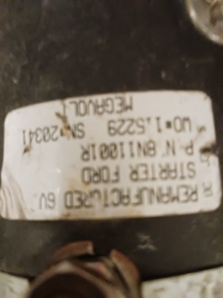 Ford Tractor 8N, 9N, 2N Starter $55.00