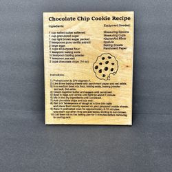 Custom Recipe Cutting Board