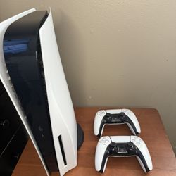 PS5 Disc Console + 2 Controllers