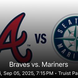 Braves/Mariners This Weekend