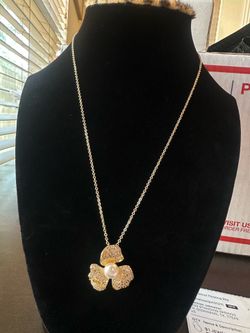 Beautiful Flower 14K gold plated Necklace