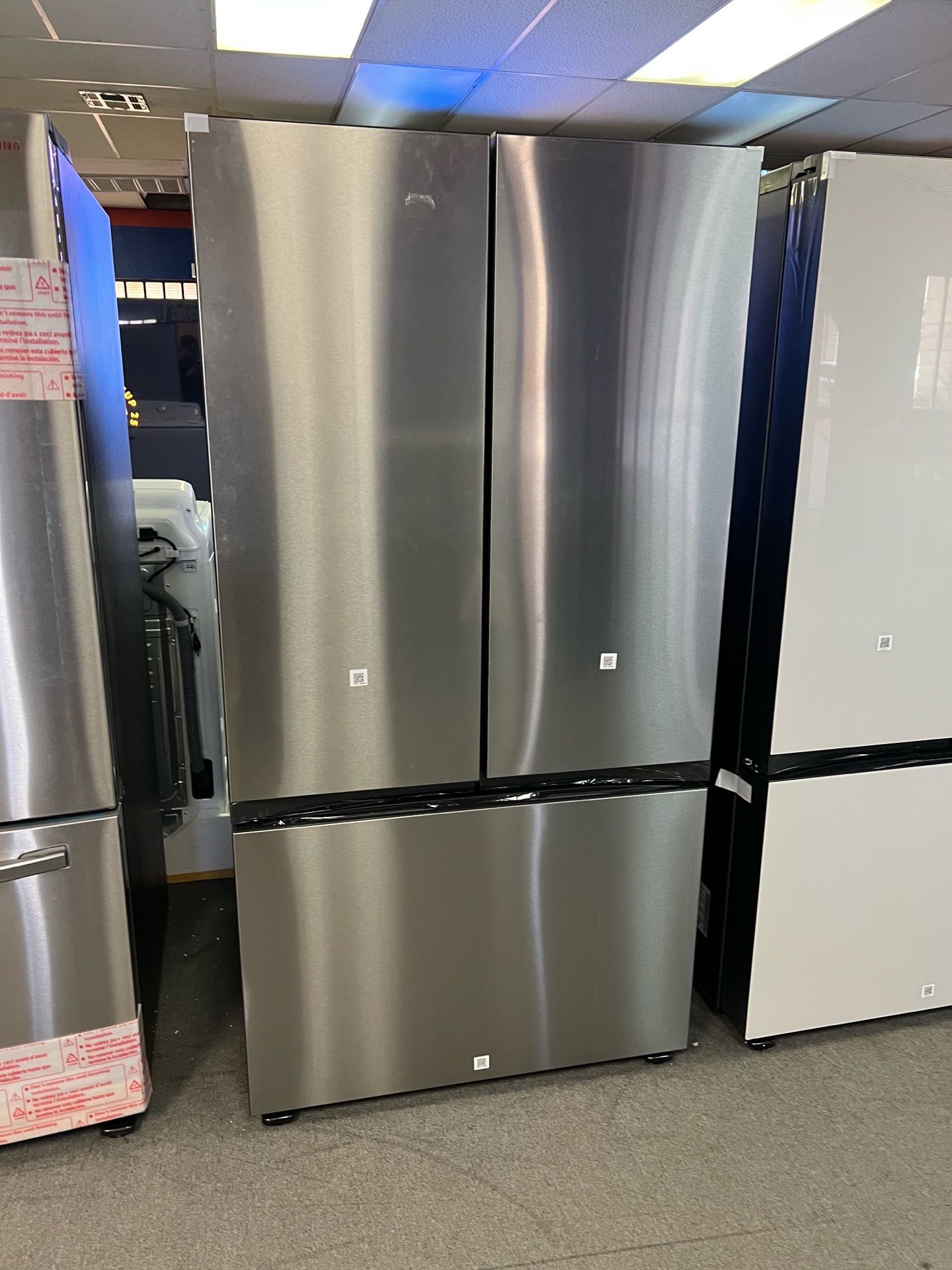 Samsung stainless steel 3 door fridge