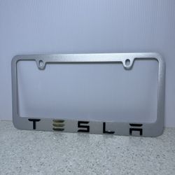 New TESLA License Plate Metal Frame New 