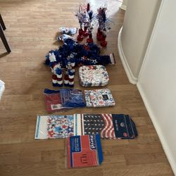 4th of July  table setting