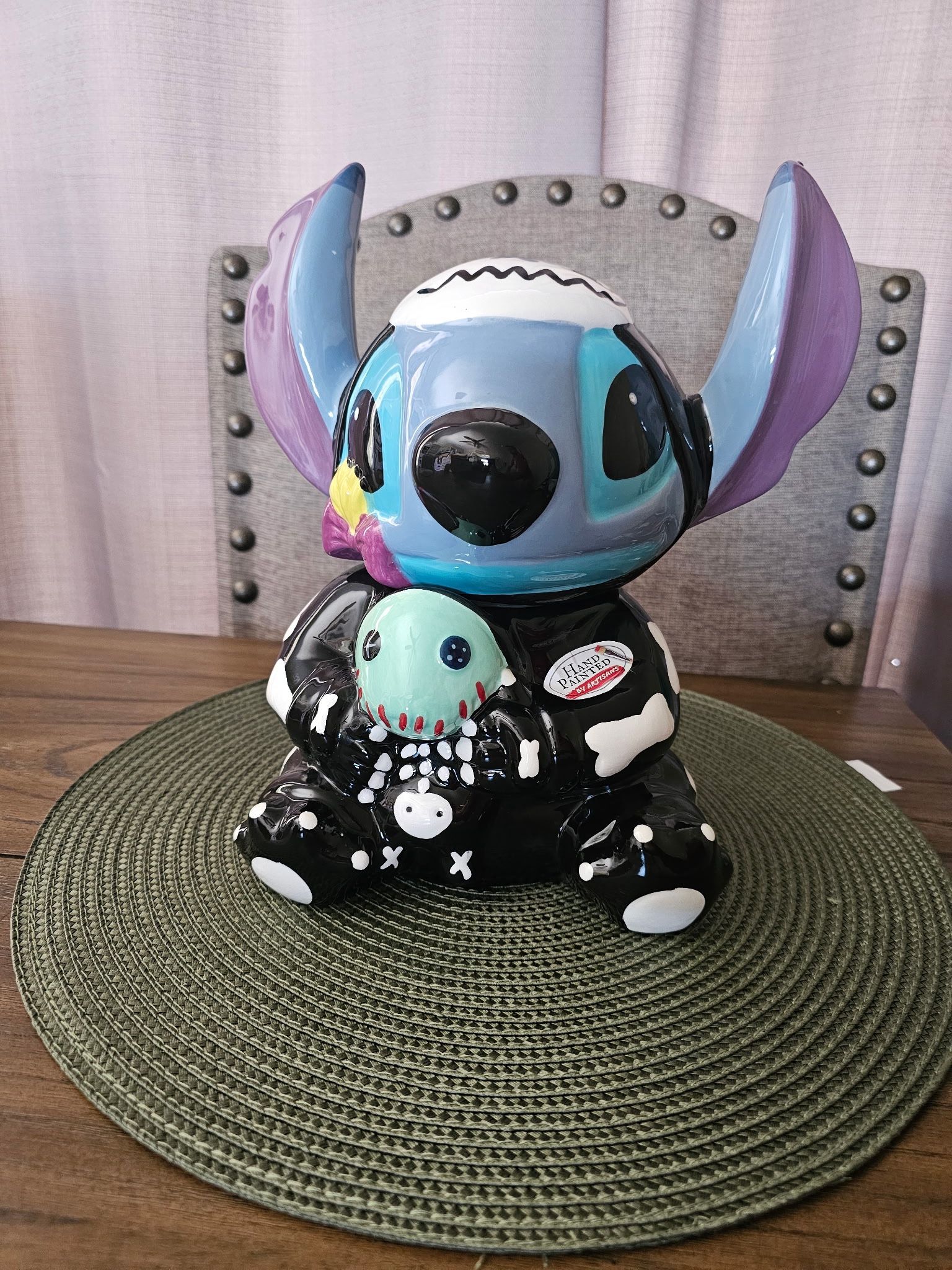 Disney Stitch Halloween Cookie Jar
