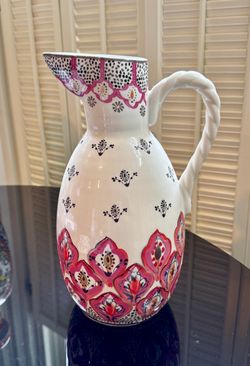 Unique pitcher from Anthropologie