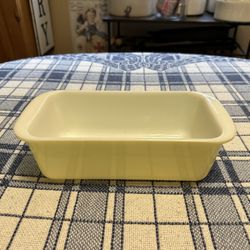 Vintage Pyrex #213 Pale Yellow Loaf Pan Hard To Find