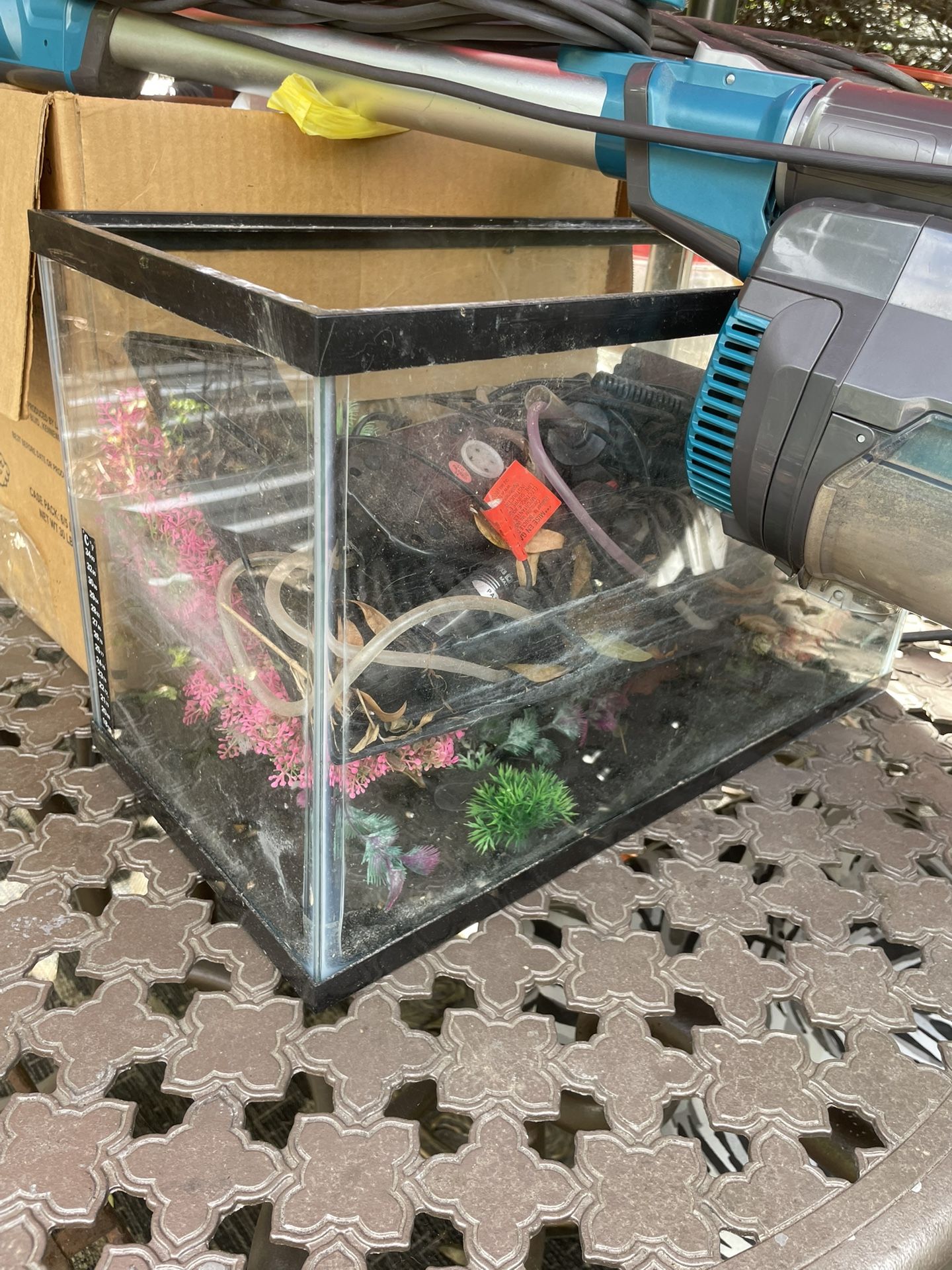 Fish Tank With All The Supply $30