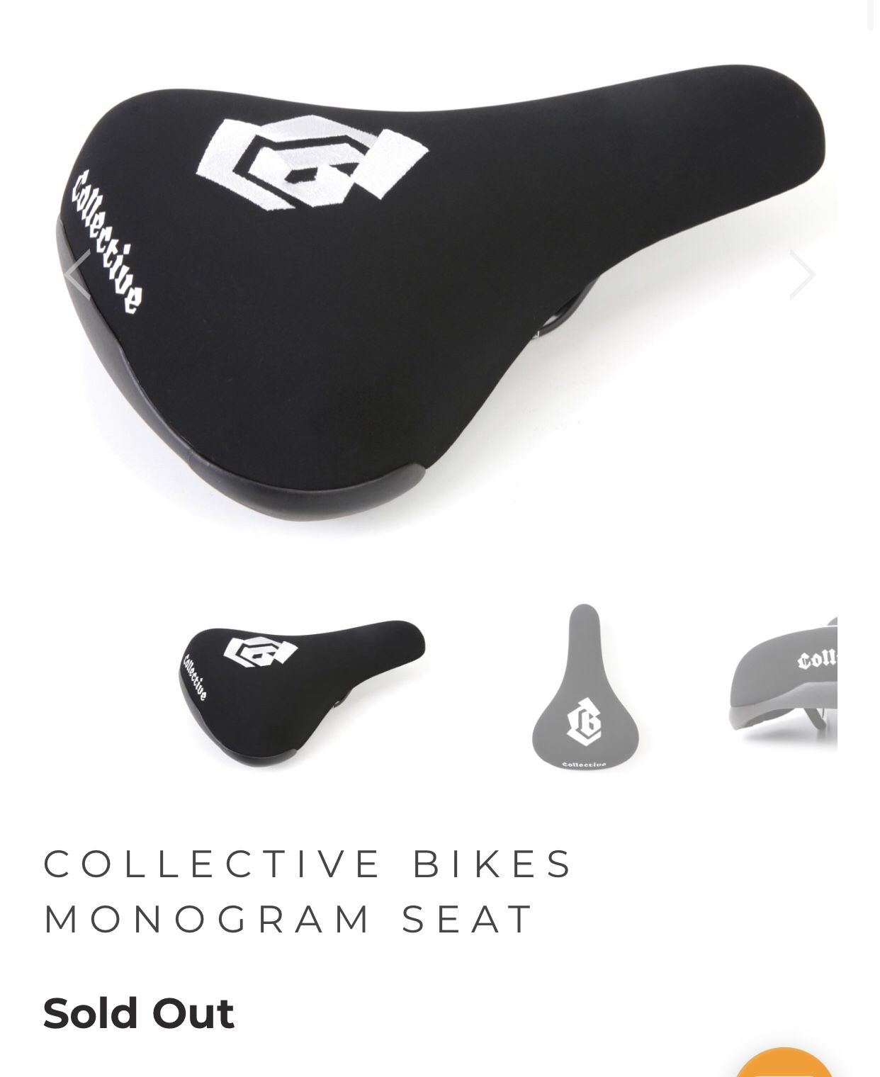 Collective Bikes Monogram Seat