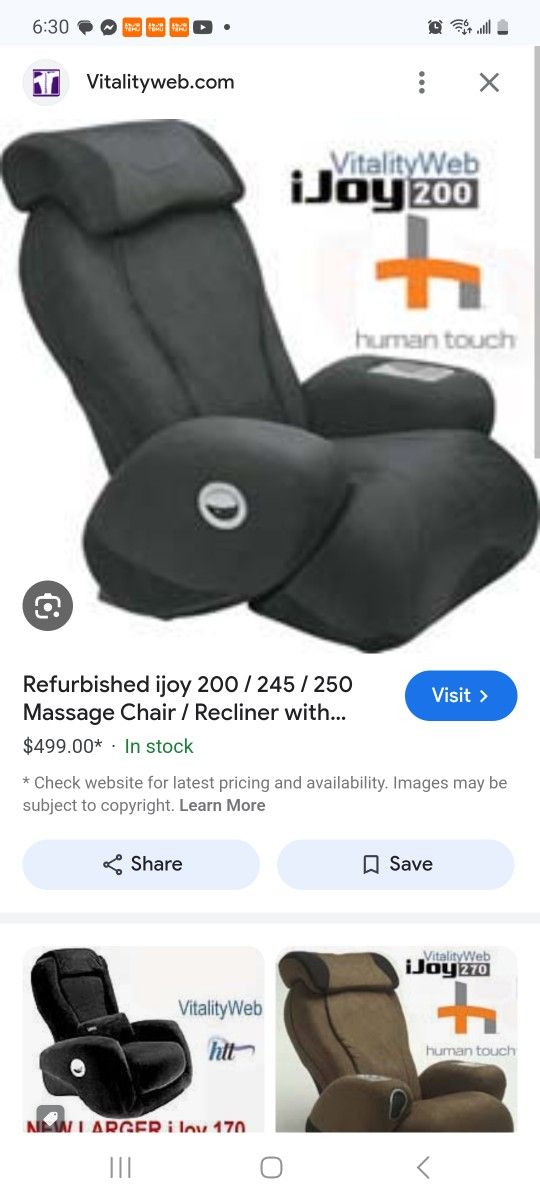 Used Ijoy Chair. In perfect working condition
