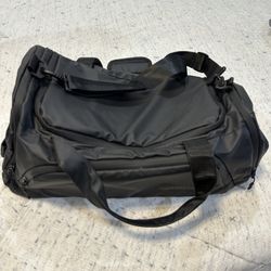 Black Gym Duffle Bag