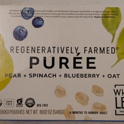 White Leaf Provisions Baby Food $20