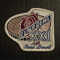 1987 NFL Superbowl XXI "Rose Bowl" Embroidered, Sew On Patch