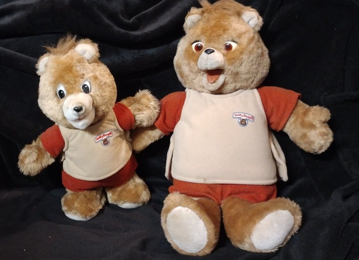 1 Teddy Ruxpin And 1 Little Boppers Teddy Ruxpin