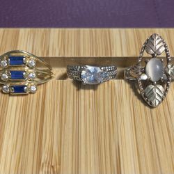 Assorted rings - Real gold and Silver