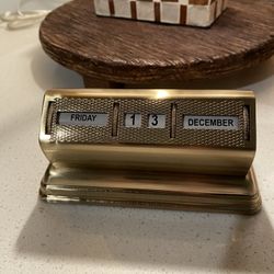 Hearth & Hand Magnolia Perpetual Desk Calendar Brass Taylor Swift Aesthetic TTPD