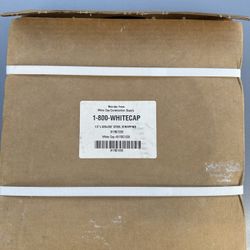 (2) White Cap Steel Banding