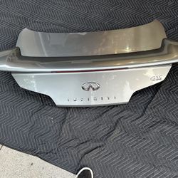Infinity g35 Silver Trunk Lid With Spoiler