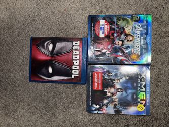 Marvel Avengers , X Men Apocalypse, Dead Pool 