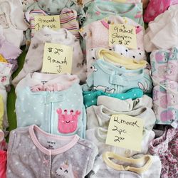 Baby Girl 9 Month Sleeper Pj, Each