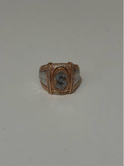 Anillo Signo Peso Oro 18k 750 Italy 10 Gramos Talla 9