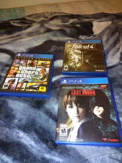 30 por los 3 juegos Ps4
