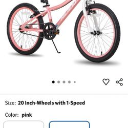 HILAND 20 Inch Kids' Bicycles Mountain Bike for Boys, Girls 5+ Years Old, Single Speed Kids Bicycles with Dual Handbrakes, Child Bike
Kids Bicycles, D