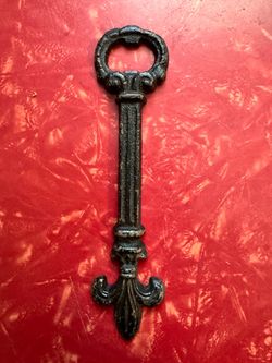 Vintage Cast Iron Key-Shaped Bottle Opener