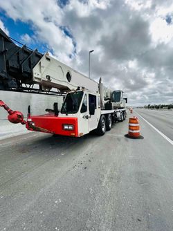 30402A8 BOOM CRANE TRUCK LINK BELT HTC 8670 70 TONS 115'+60' HIGH