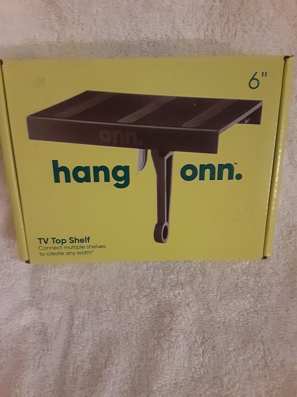 Brand New 6" Hang Onn TV Mount Shelf