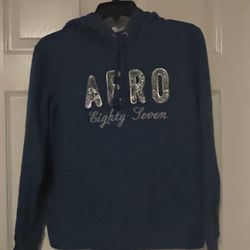 Aero Teal Sweatshirt With Hoodie Size S